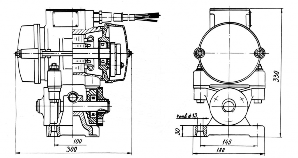 КРАСНЫЙ МАЯК ИВ-101Е Схема размеров.png КРАСНЫЙ МАЯК ИВ-101Е